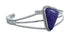 Navajo Charoite And Sterling Silver Cuff Bracelet AX129468